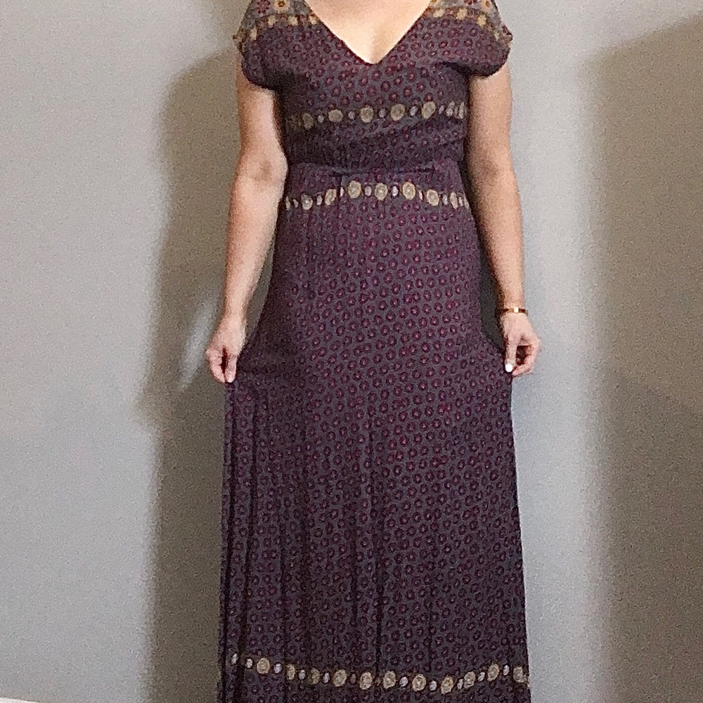 Printed maxi dress